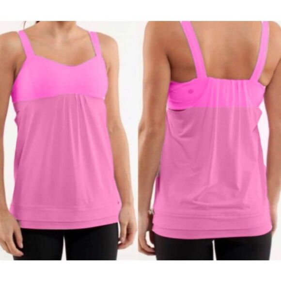 LULULEMON ATHLETICA Back On Track Tank Size 4 - Picture 1 of 3